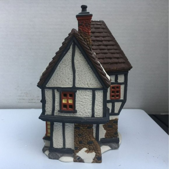 Dept 56 Tutbury Printer Dickens Village Lighted Christmas Building - 1990 - Picture 10 of 11